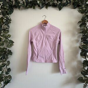 Lululemon Athletic Define Cropped Jacket Nulu Pink Peony Women’s Size 8